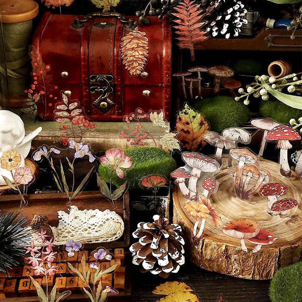 Pressed Botanical Ephemera Stickers