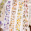 Pressed Flower Clear Masking Tape - Extra Large