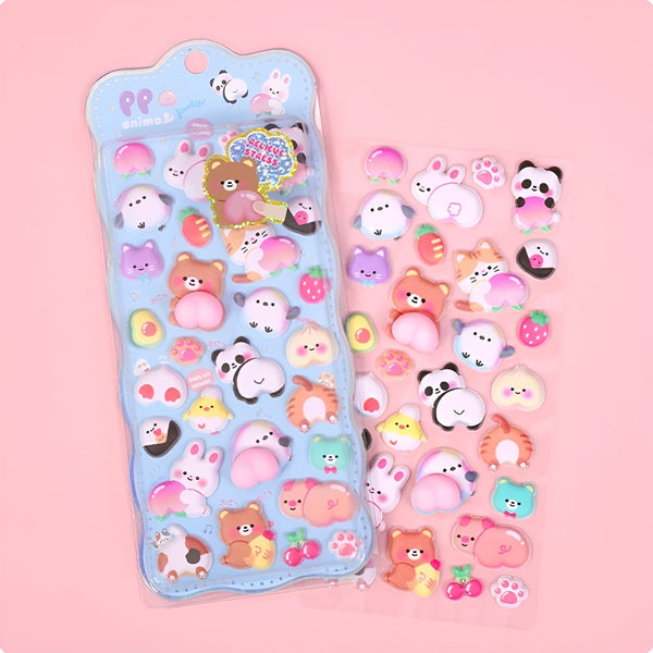 Q-Lia Mochi Mochi Puffy Stickers - Squishy Edition