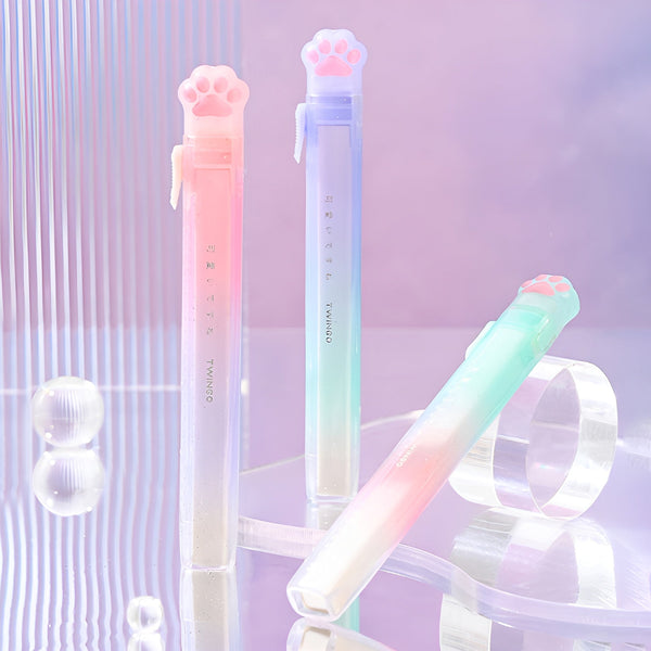 Rainbow Cat Paw Retractable Eraser