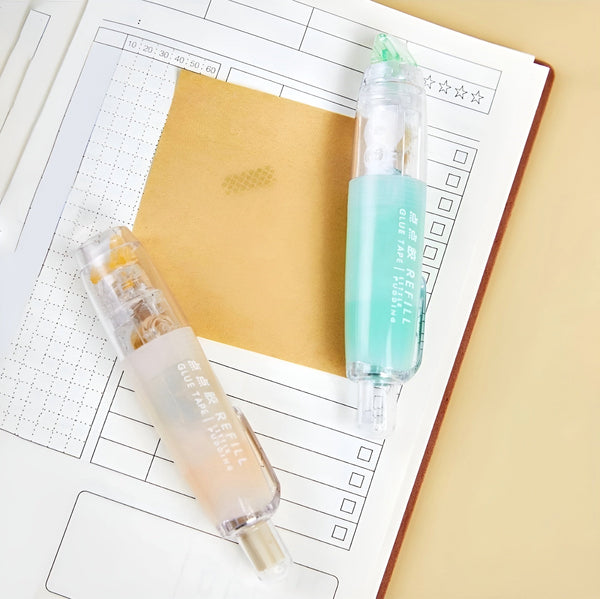 Retractable Glue Tape Pen