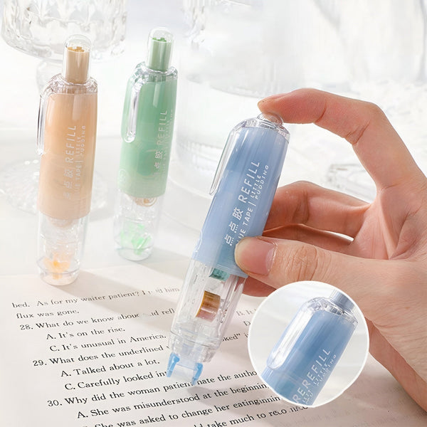 Retractable Glue Tape Pen