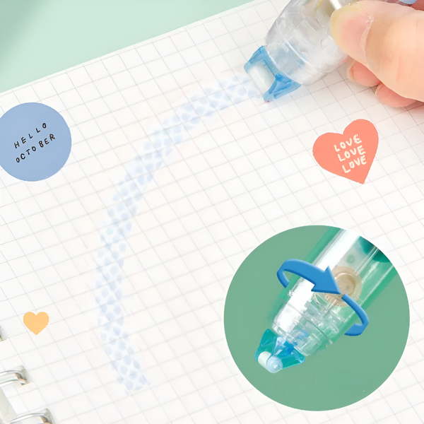 Retractable Glue Tape Pen