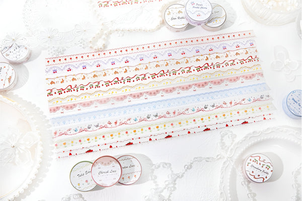 Ribbon & Lace Washi Tape Series
