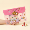 Rilakkuma Clear File Case - Pink