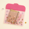 Rilakkuma Clear File Case - Pink