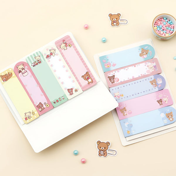 San-x Rilakkuma Index Sticky Notes - Happy Day