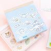 Sanrio 3 Design Memo Pad + Sticker Sheet