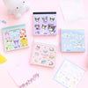 Sanrio 3 Design Memo Pad + Sticker Sheet