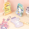 Sanrio Character Holo Memo Pad with Sanrio Pendant