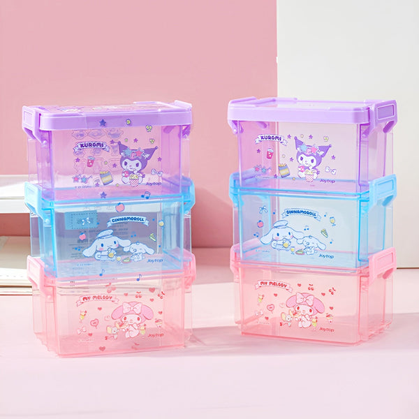 Stackable Sanrio Storage Boxes - Set of 3