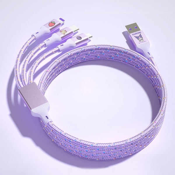 Sanrio Characters 3-in-1 Fast Charging Cable - NEW Version
