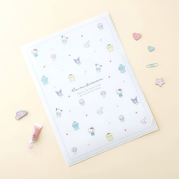 Sanrio Characters A4 Clear Book - Mini Hearts