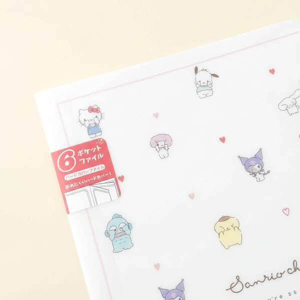 Sanrio Characters A4 Clear Book - Mini Hearts