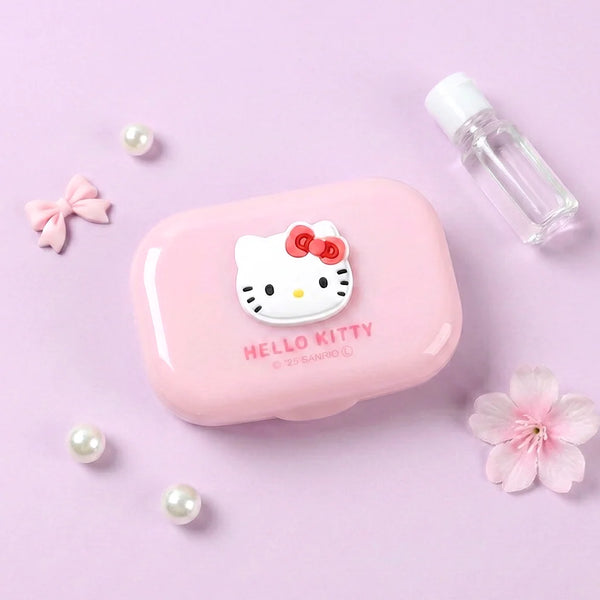 Sanrio Characters Contact Lens Case With Mirror