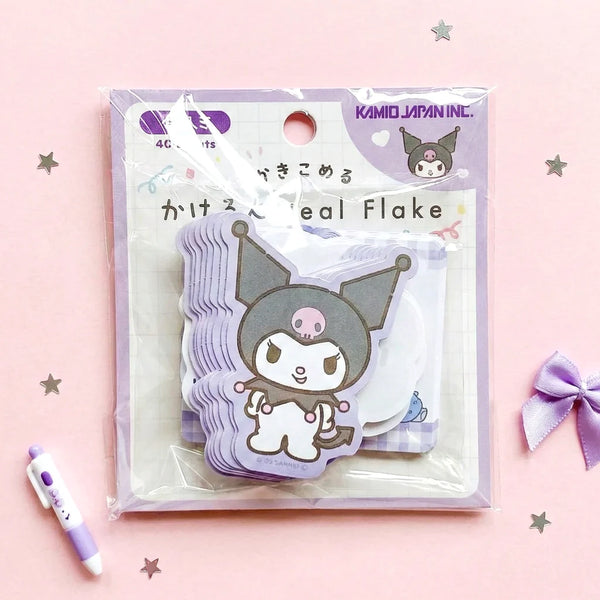 Sanrio Characters Write-On Stickers - Kuromi