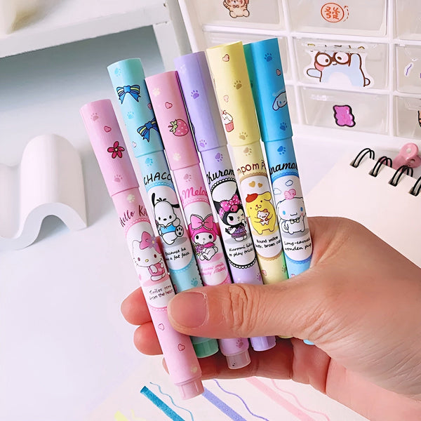 Sanrio Characters Highlighters - Set of 6