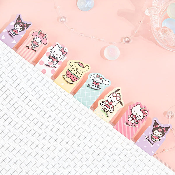 Sanrio Characters Index Sticky Notes - Ice Cream Truck