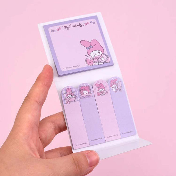 Sanrio Characters Large Sticky Notes Set - Sweet Life