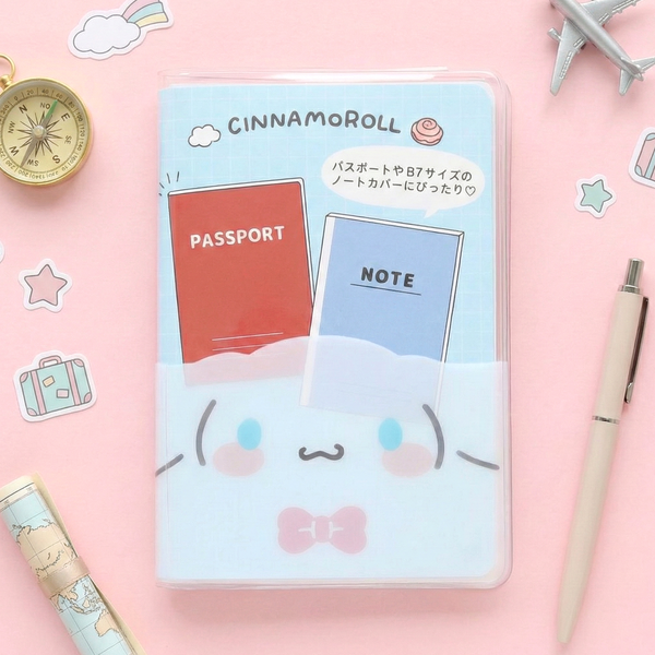 Sanrio Characters Passport Cover - Cinnamoroll
