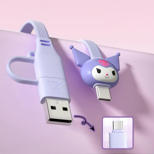 Sanrio Characters Type-C & USB Fast Charging Cable