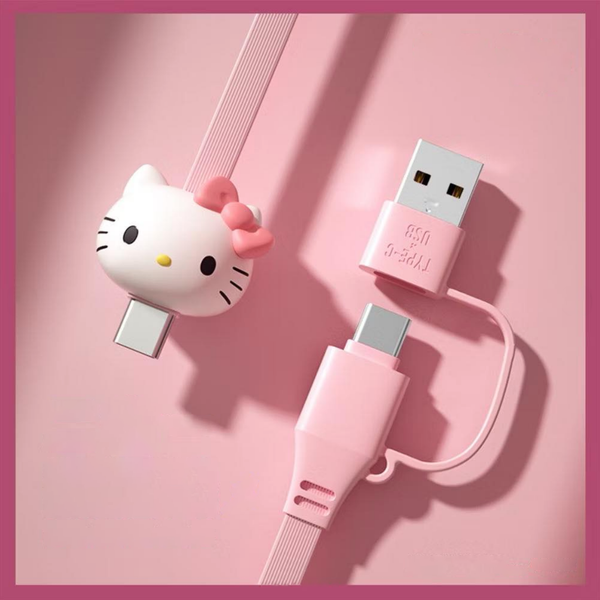 Sanrio Characters Type-C & USB Fast Charging Cable