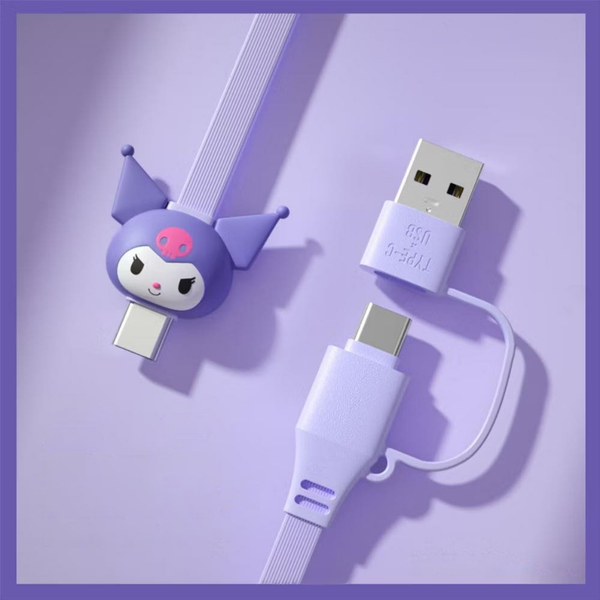 Sanrio Characters Type-C & USB Fast Charging Cable