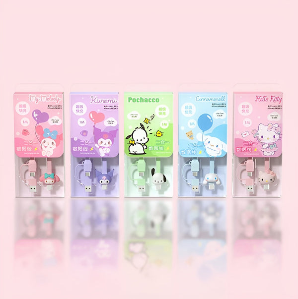 Sanrio Characters Type-C & USB Fast Charging Cable