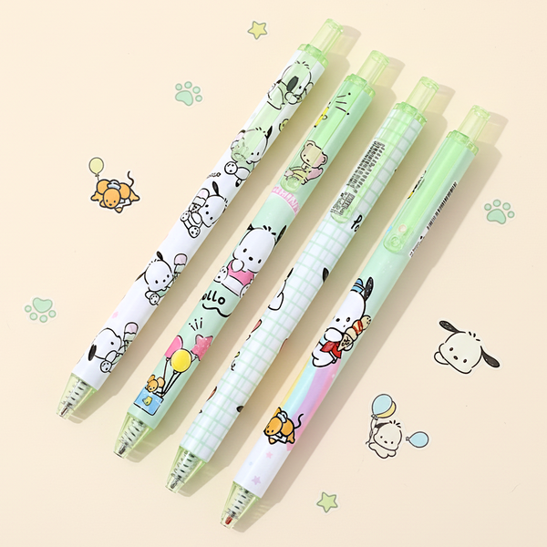 Sanrio Pochacco Gel Pen - Set of 4