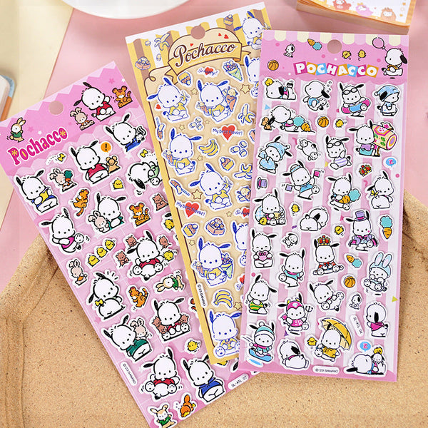 Sanrio Pochacco Puffy Stickers