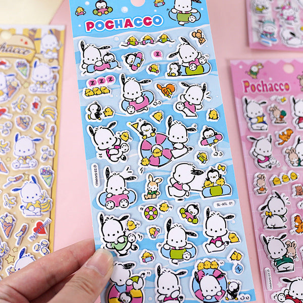 Sanrio Pochacco Puffy Stickers