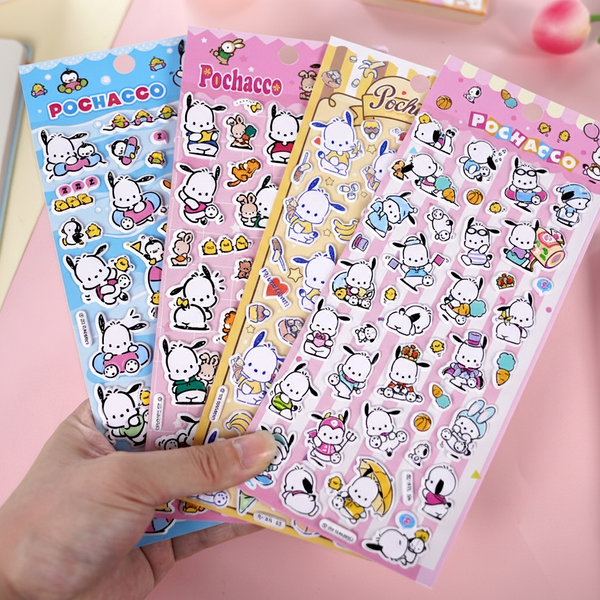 Sanrio Pochacco Puffy Stickers