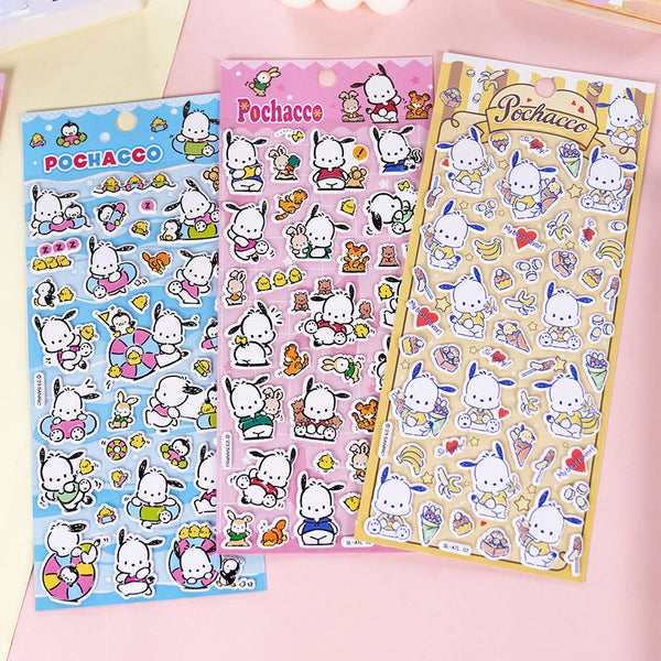 Sanrio Pochacco Puffy Stickers