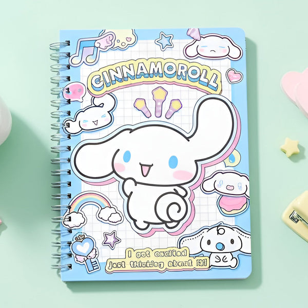Sanrio Retro Pop Y2K Ring Notebook - Cinnamoroll