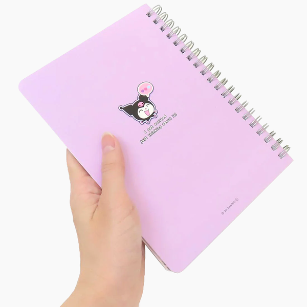 Sanrio Retro Pop Y2K Ring Notebook - Kuromi