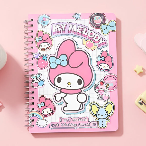 Sanrio Retro Pop Y2K Ring Notebook - My Melody