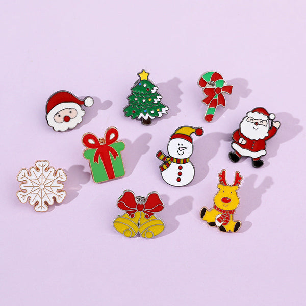 Santa Clause Is Here Enamel Pins