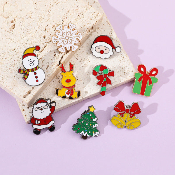 Santa Clause Is Here Enamel Pins