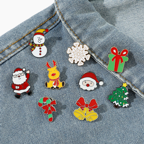 Santa Clause Is Here Enamel Pins
