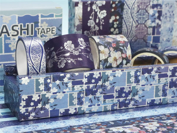 Shades Of Blue Washi Tape Set