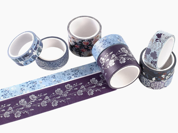 Shades Of Blue Washi Tape Set