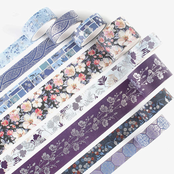 Shades Of Blue Washi Tape Set
