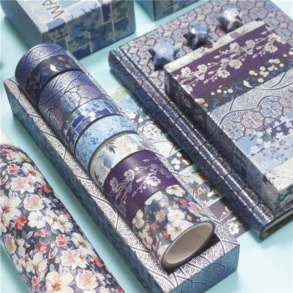 Shades Of Blue Washi Tape Set