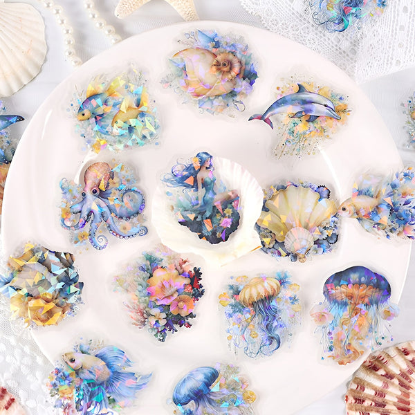 Shimmering Sea Wonders Stickers - Limited Summer Edition