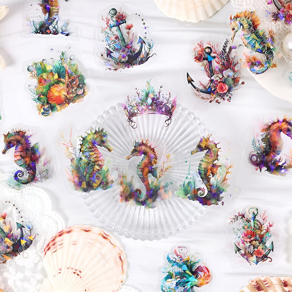 Shimmering Sea Wonders Stickers - Limited Summer Edition