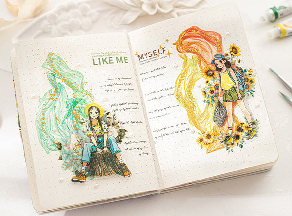 Shimmery Stardust Spill Stickers