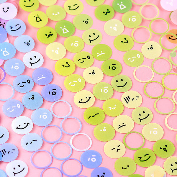 Smiley Dot Stickers