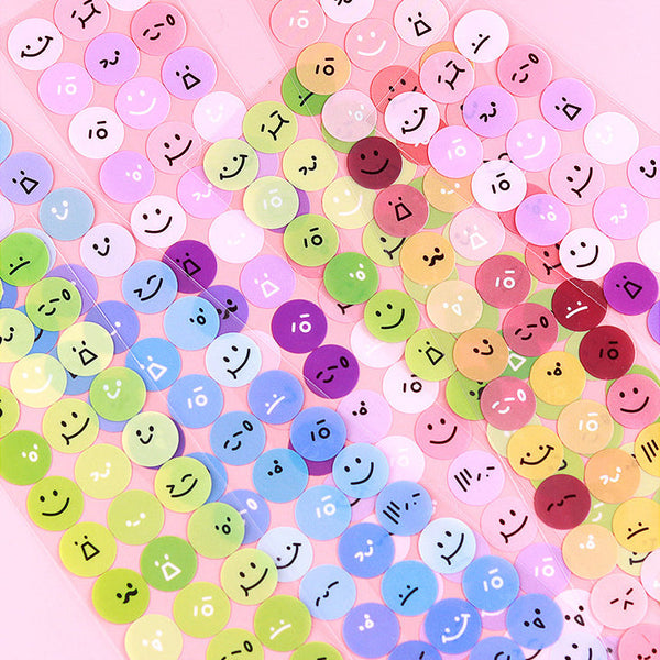 Smiley Dot Stickers
