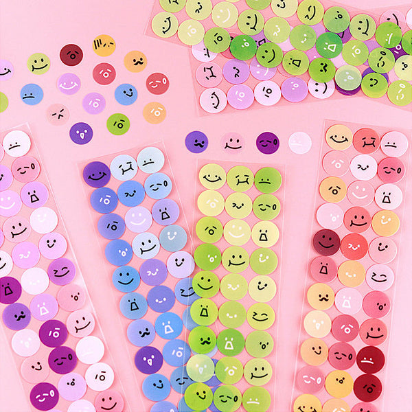 Smiley Dot Stickers