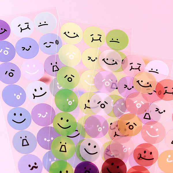 Smiley Dot Stickers